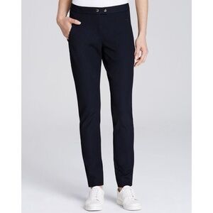 NWT ☕️ Theory Adalwen Ski Knit Dress Pant in Deep Navy Sz 2